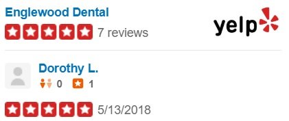 Englewood Dental Yelp Review Mobile 2